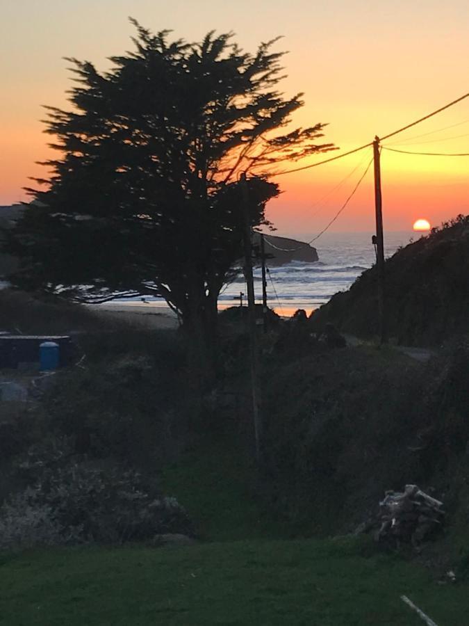 Tides Reach, Deluxe Shepherds Hut 1, 100M From The Beach St Merryn Extérieur photo